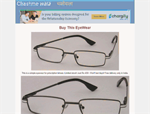 Tablet Screenshot of chashmewala.com